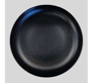 Lubiana plochý talíř Rondo, Ø28 cm, černý